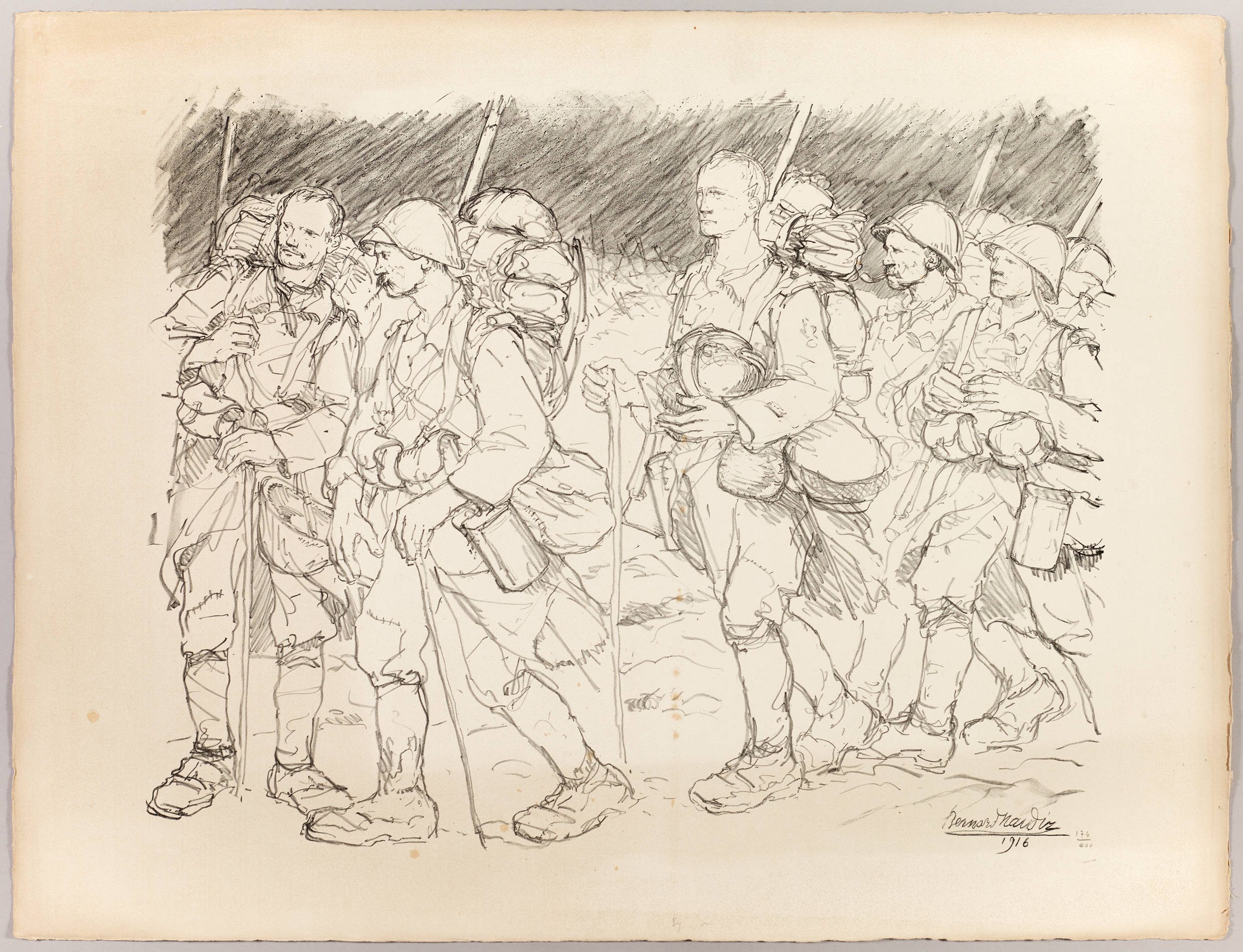 Sans titre (titre factice), Bernard Naudin, 1916