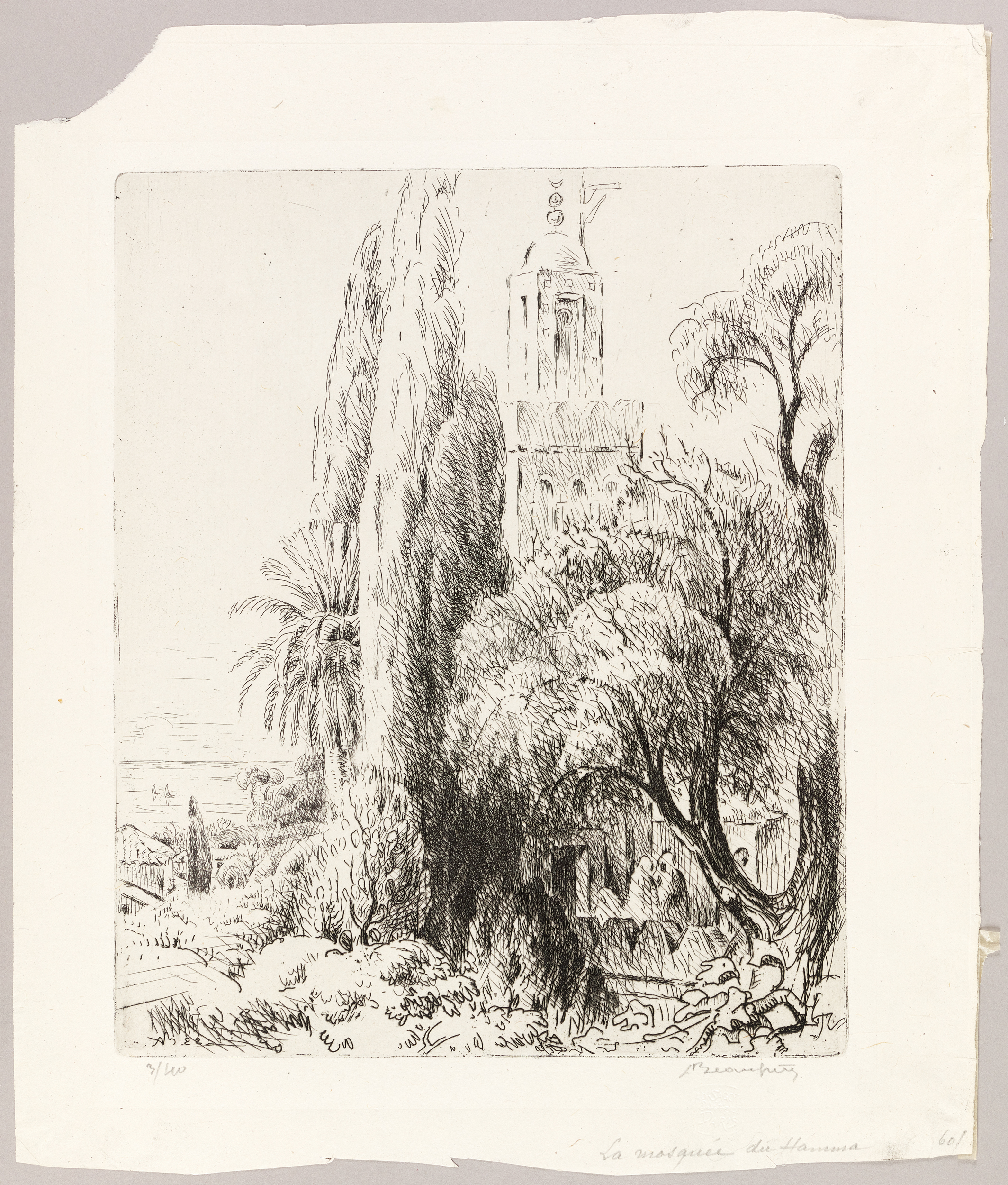 La mosquée du Hamma, Adolphe Beaufrère, 1922