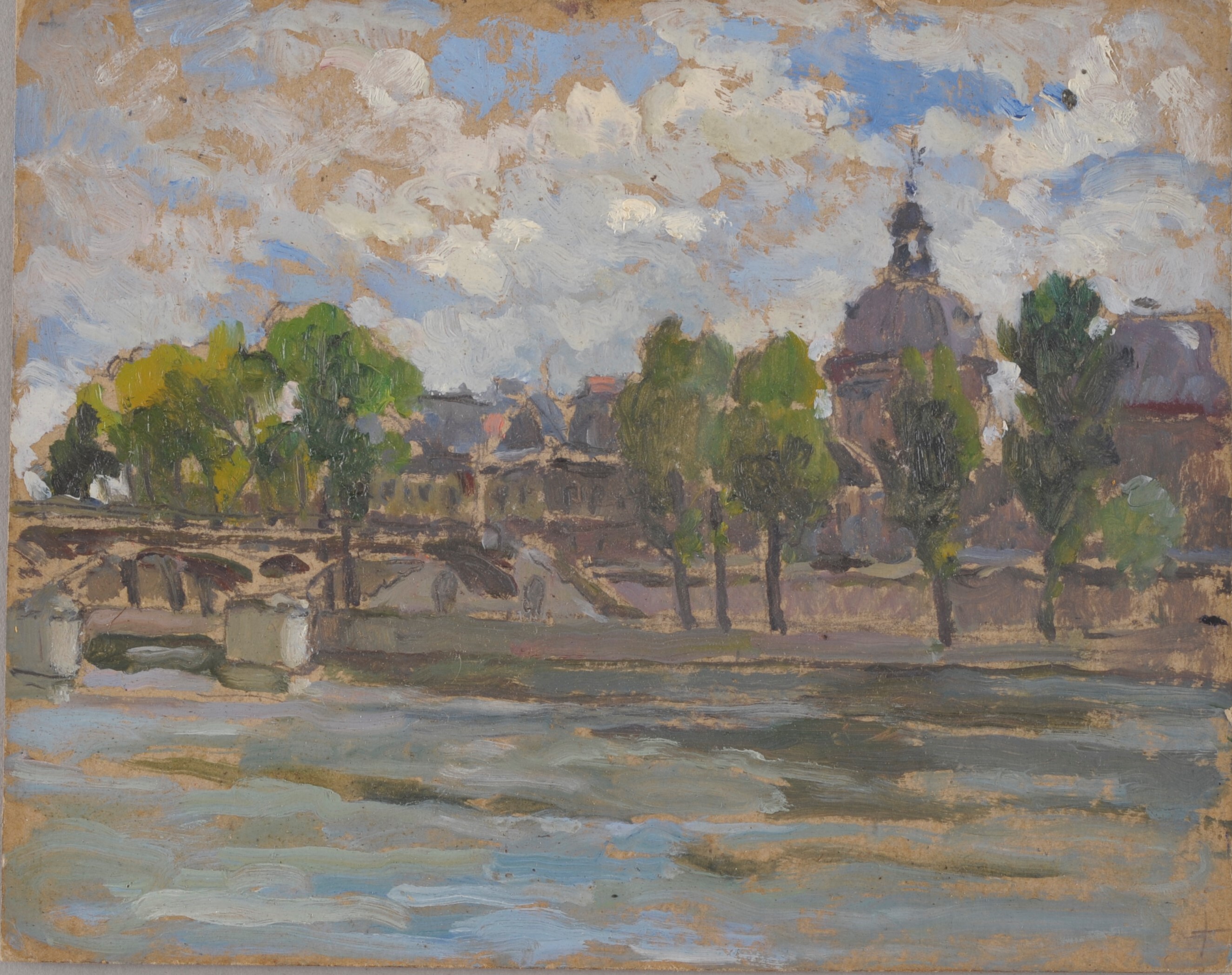 Paris - Institut de France et Pont des Arts, Jeanne-Marie Barbey