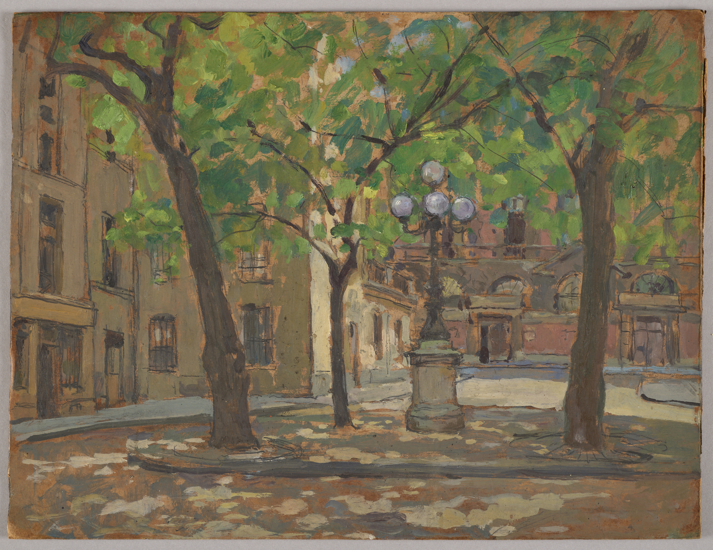 Place au lampadaire, Jeanne-Marie Barbey