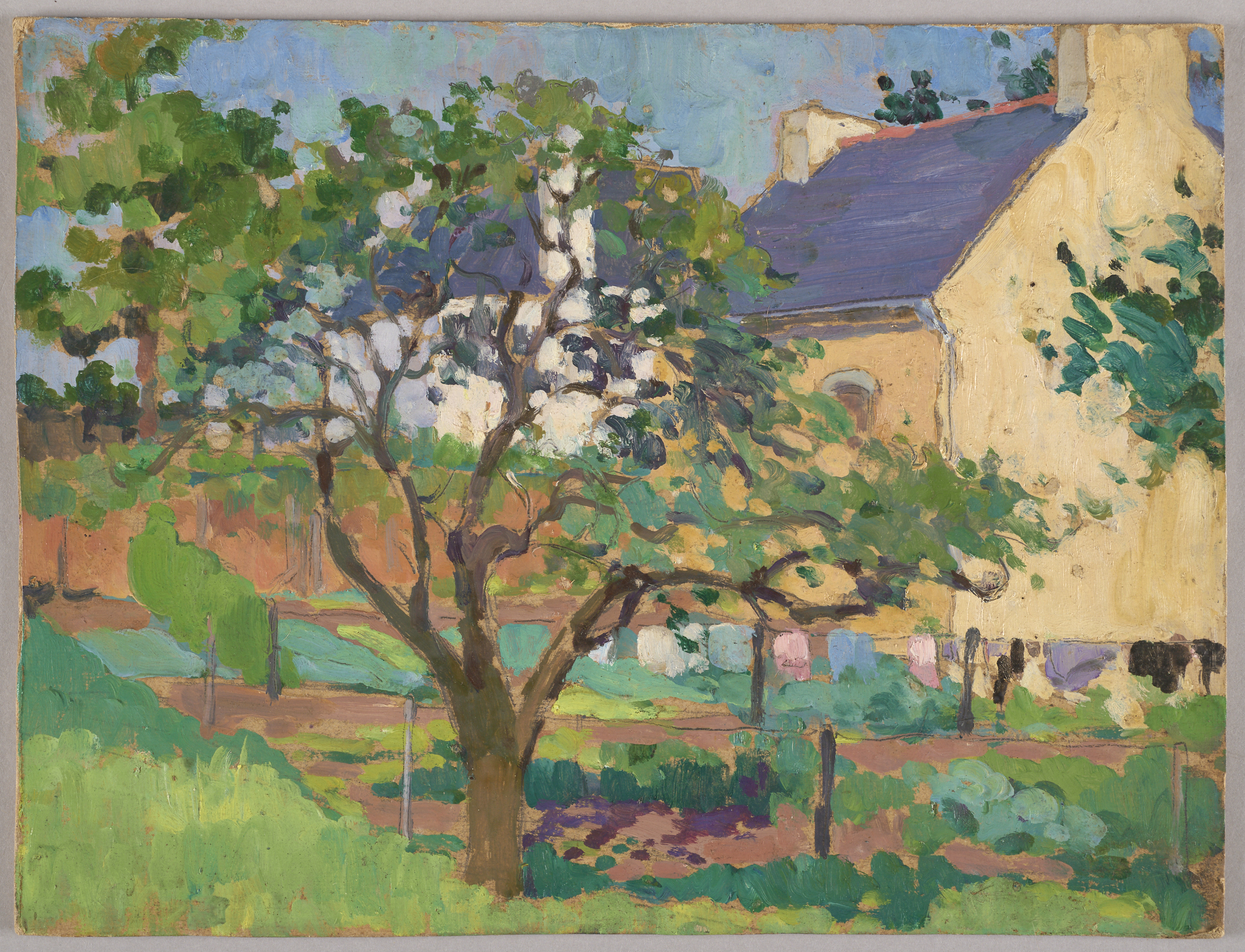 Jardin en Bretagne, Jeanne-Marie Barbey
