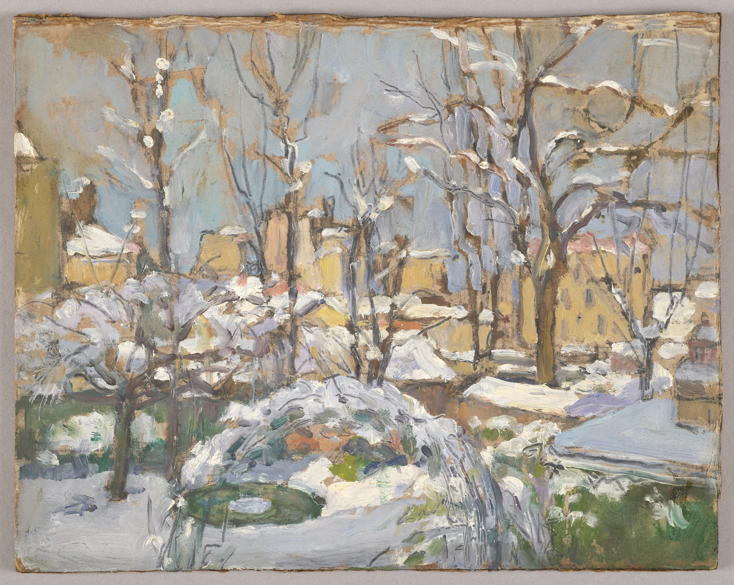 Le jardin sous la neige_0