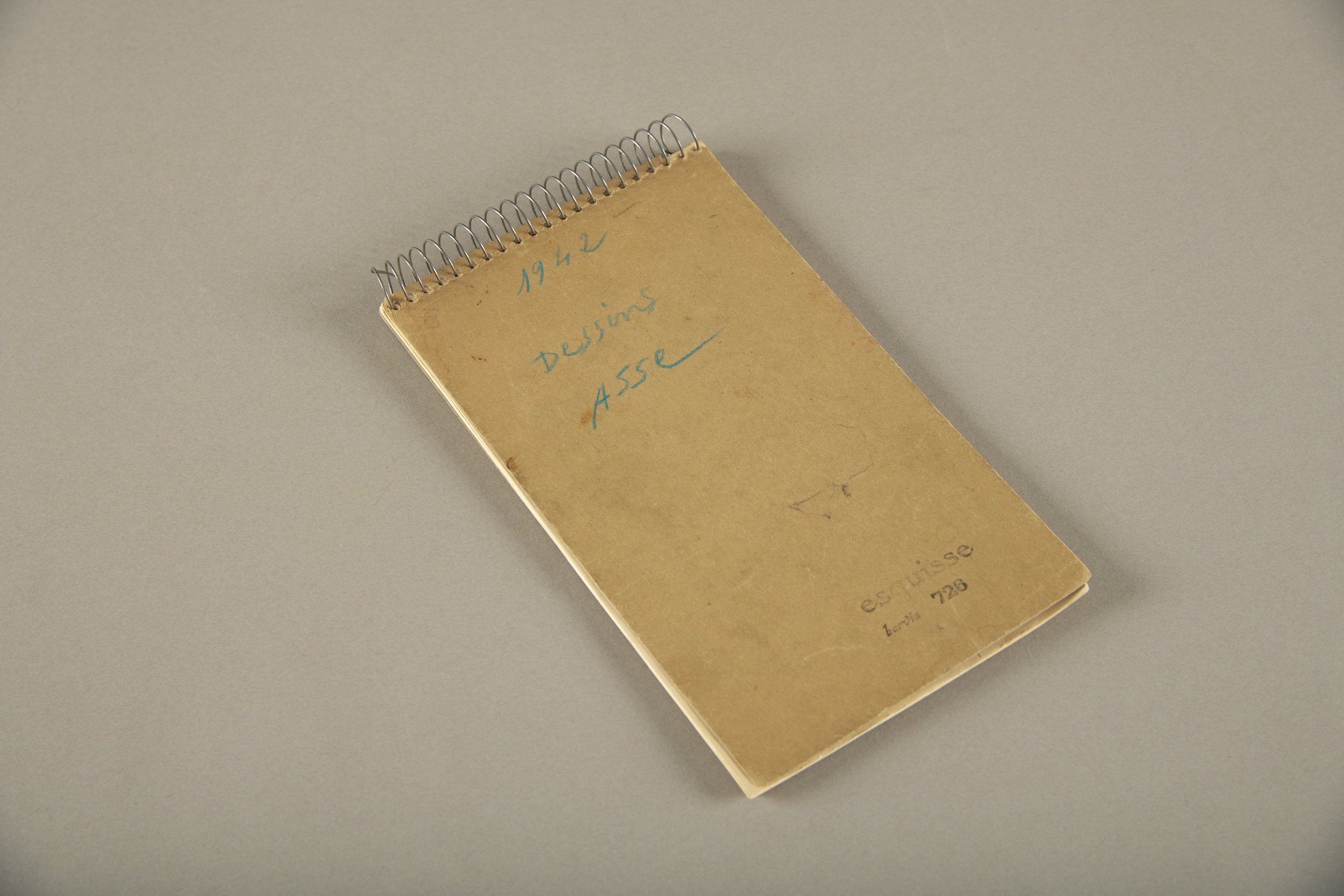 Carnet de dessins (titre d'usage), Geneviève Asse, 1942