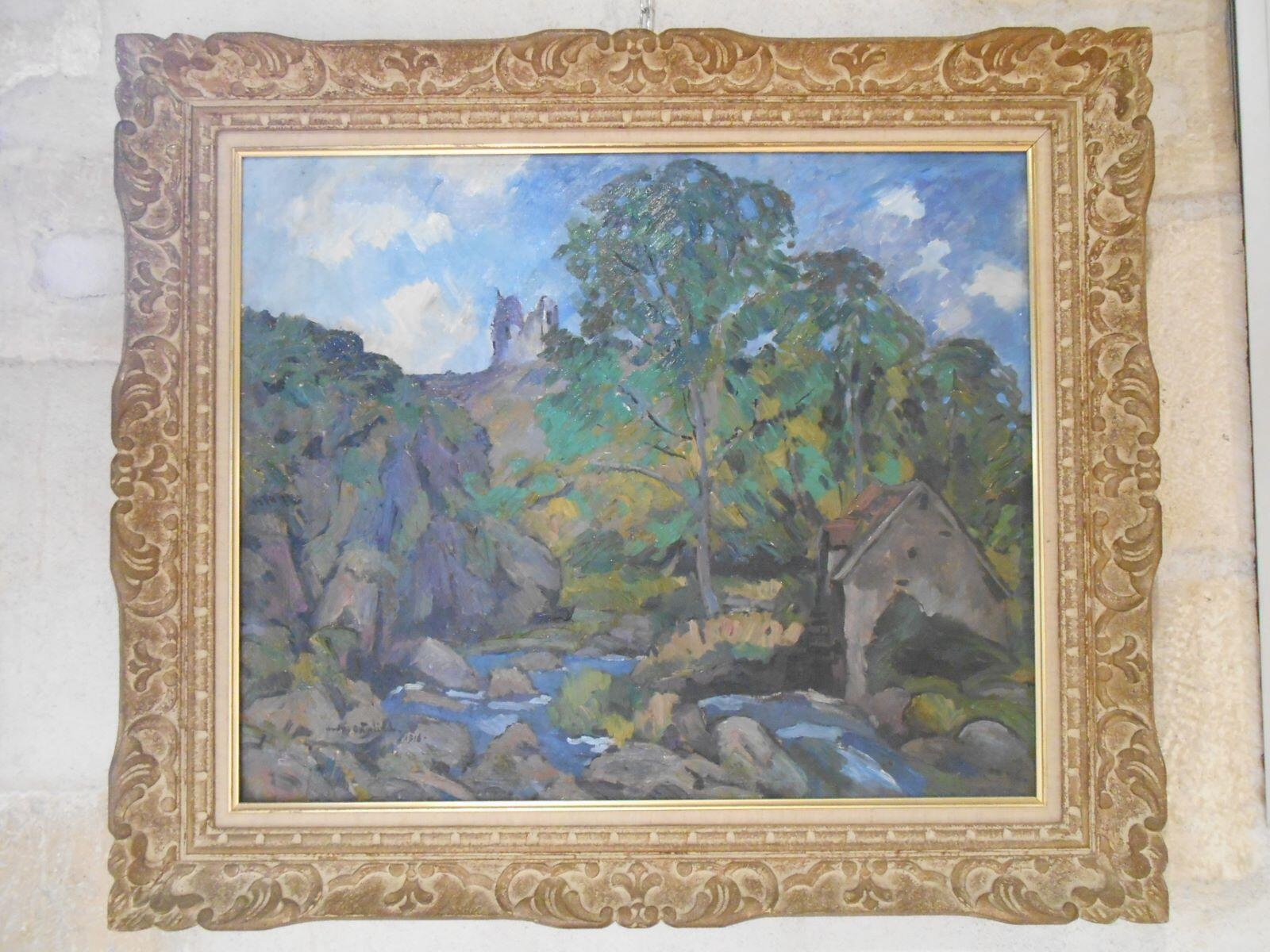 Paysage à Crozant, le Moulin Brigand, Anders Osterlind, 1918