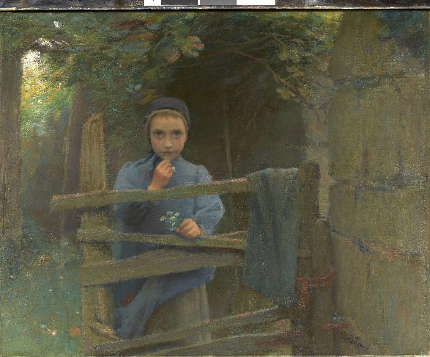 Marguerite, petite paysanne du Blanc, Léon Delachaux, 2e moitié 19e siècle