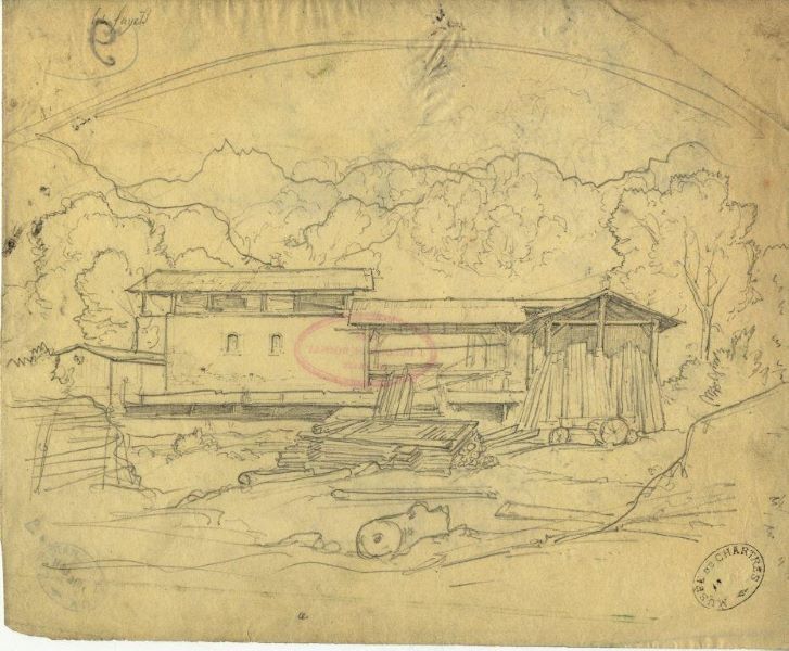 Les Fayets, Édouard Bertin