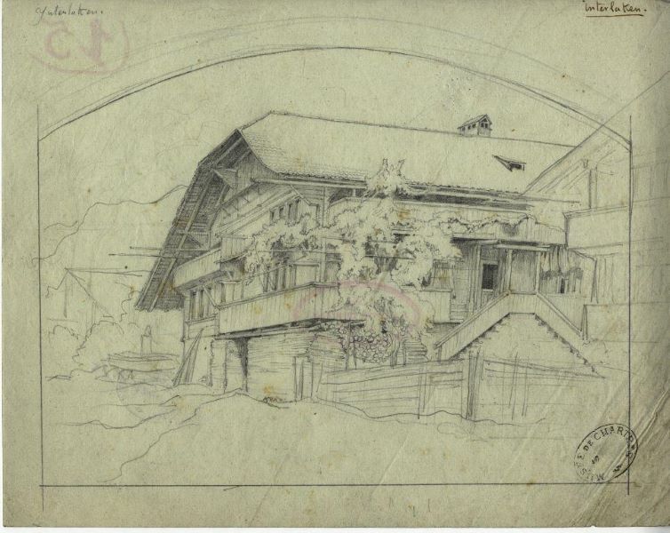 Interlaken (Suisse), Édouard Bertin