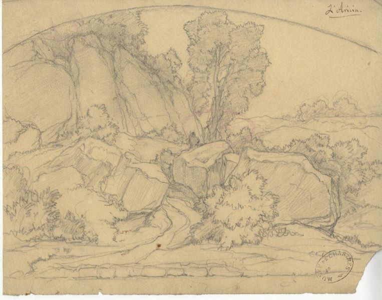 L'Aricia (Italie), Édouard Bertin
