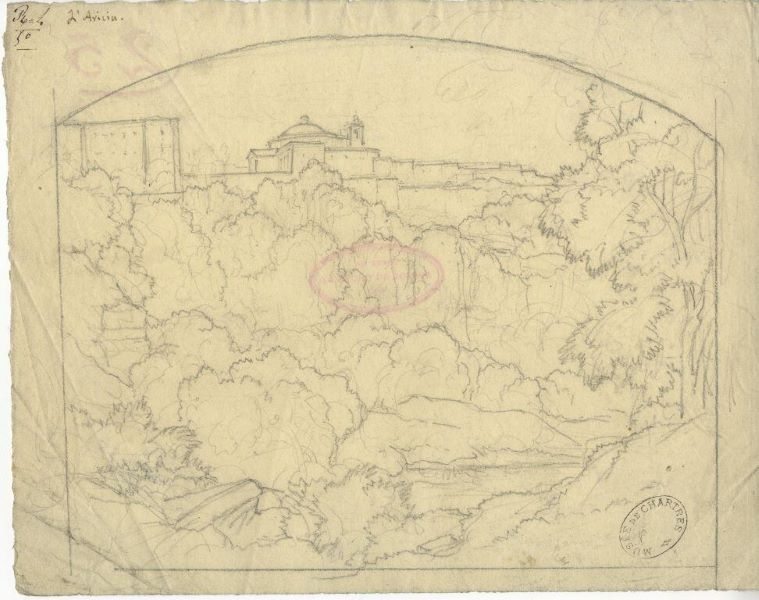 L'Aricia (Italie), Édouard Bertin