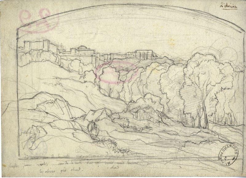 L'Aricia (Italie), Édouard Bertin