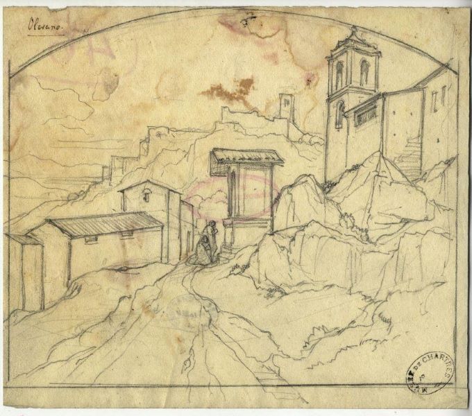 Olevano (Italie), Édouard Bertin