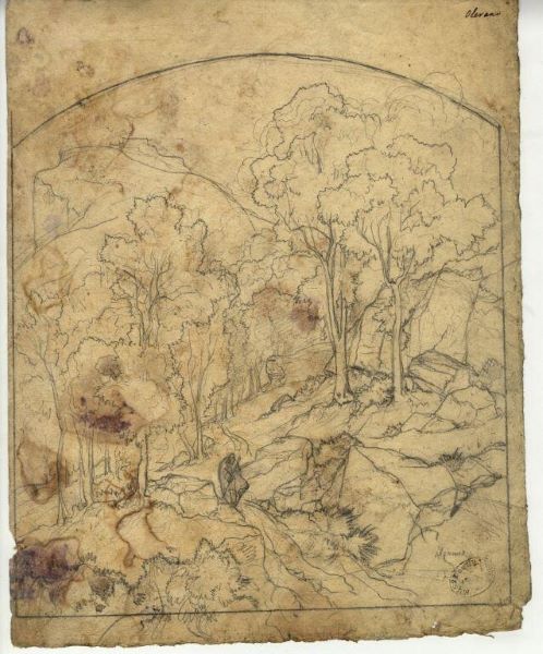 Olevano (Italie), Édouard Bertin