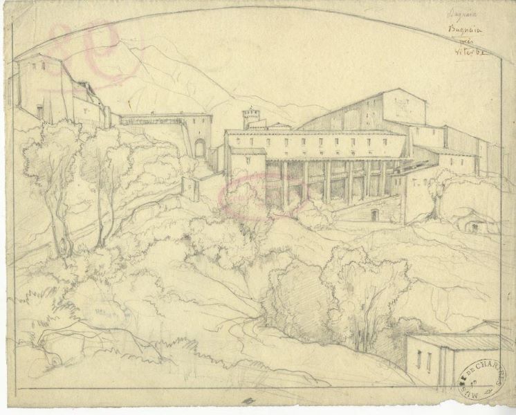 Bagnaia près Viterbe (Italie), Édouard Bertin