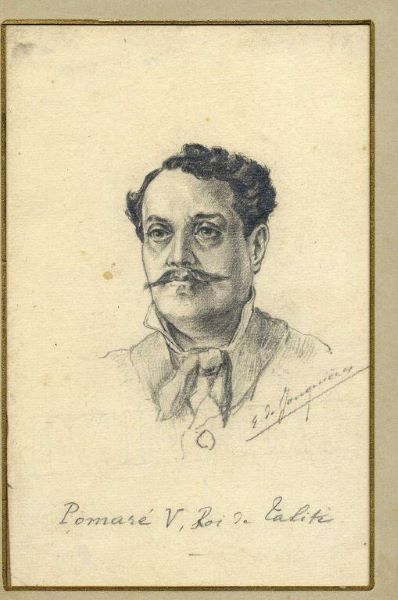 Pomaré V, rois de Tahiti, de Jonquières Eugène de Fauque