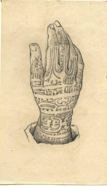 main tatouée, de Jonquières Eugène de Fauque