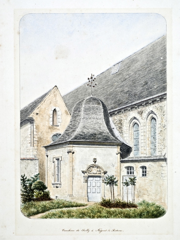 Tombeau de Sully à Nogent-le-Rotrou, Louis Auguste Jubault, 1874