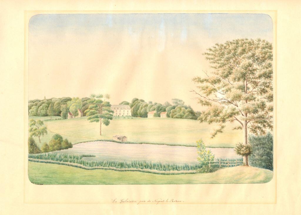 La Galaisière près de Nogent-le-Rotrou, Louis Auguste Jubault, 1885