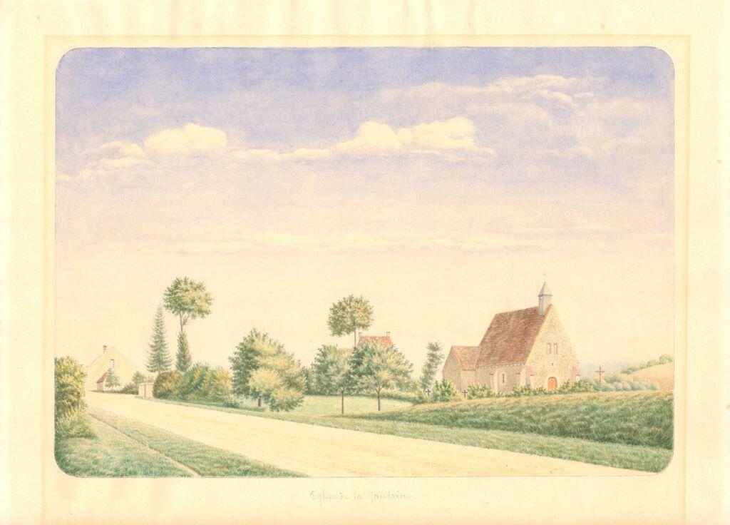 Eglise de la Gaudaine, Louis Auguste Jubault, 19e siècle