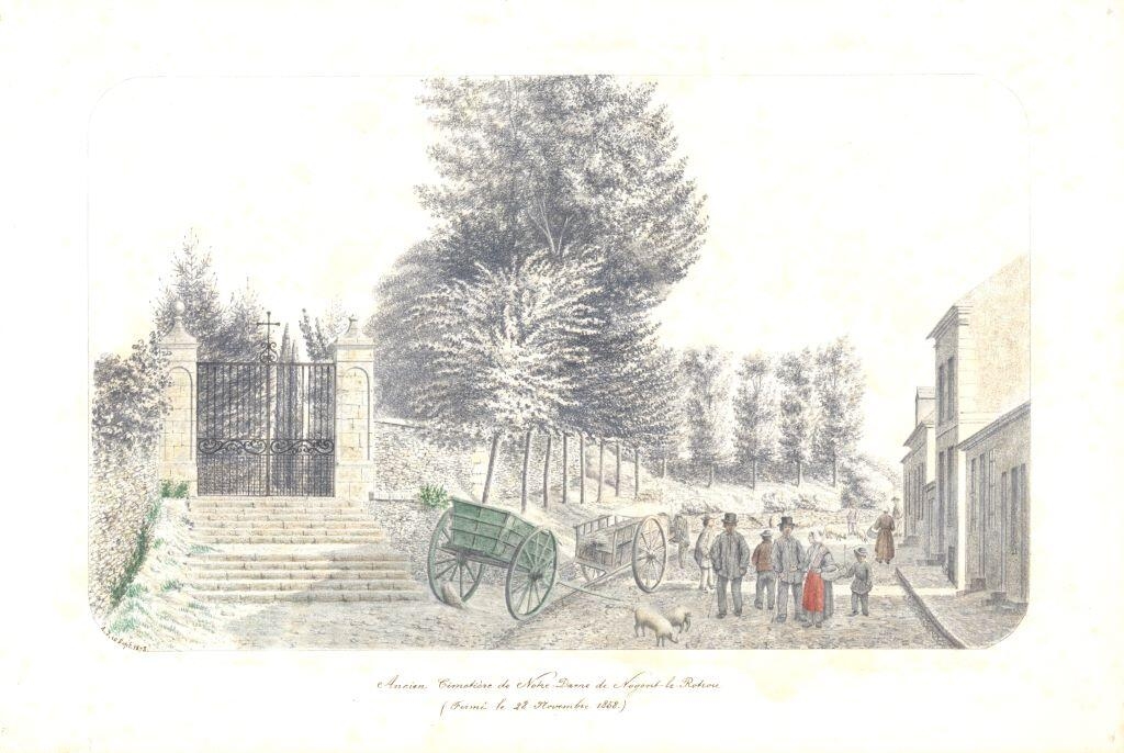 Ancien cimetière de Notre-Dame de Nogent-le-Rotrou (fermé le 28 novembre 1858), Louis Auguste Jubault, 1873