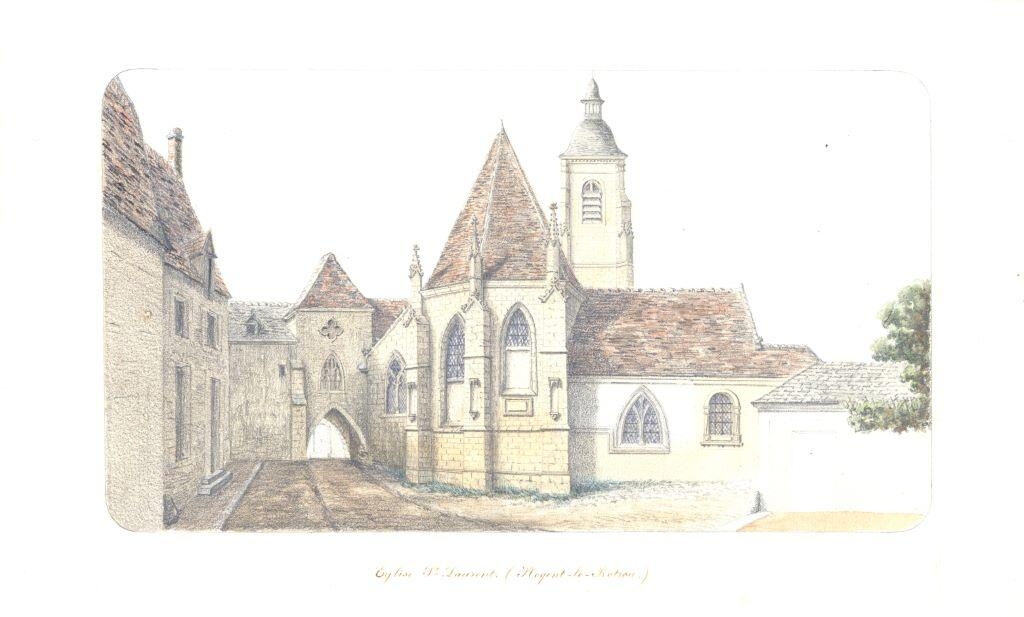 Eglise Saint-Laurent (Nogent-le-Rotrou), Louis Auguste Jubault, 19e siècle