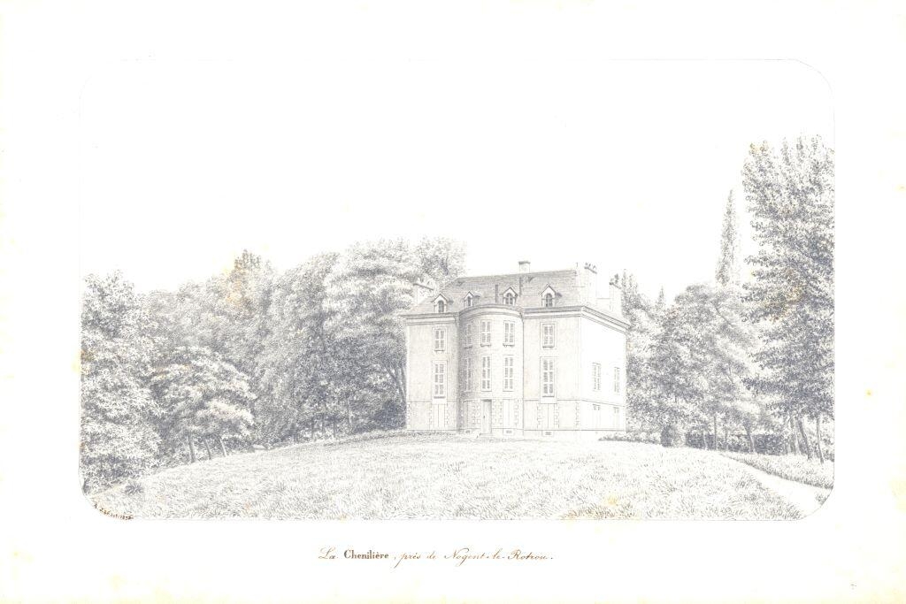 La Chenilière, près de Nogent-le-Rotrou, Louis Auguste Jubault, 1873