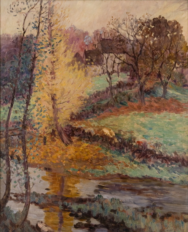 Automne à Gargilesse, Léon Detroy, 1955 avant