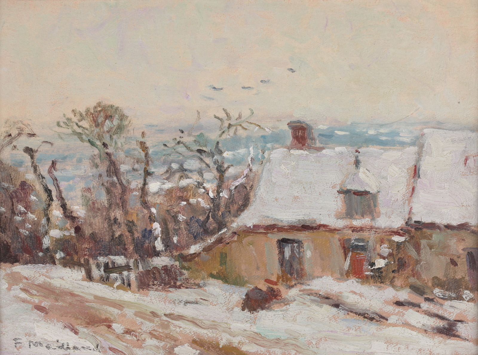 Hiver à Verneuil-sur-Igneraie, Fernand Maillaud