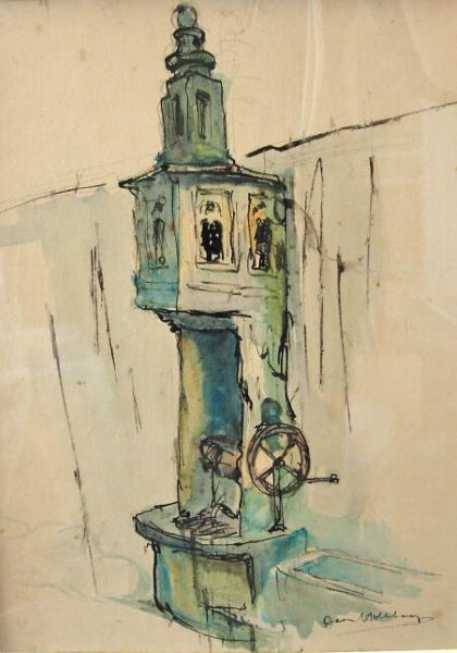 Puits gothique, Jean Hollebecque, Avant 1983