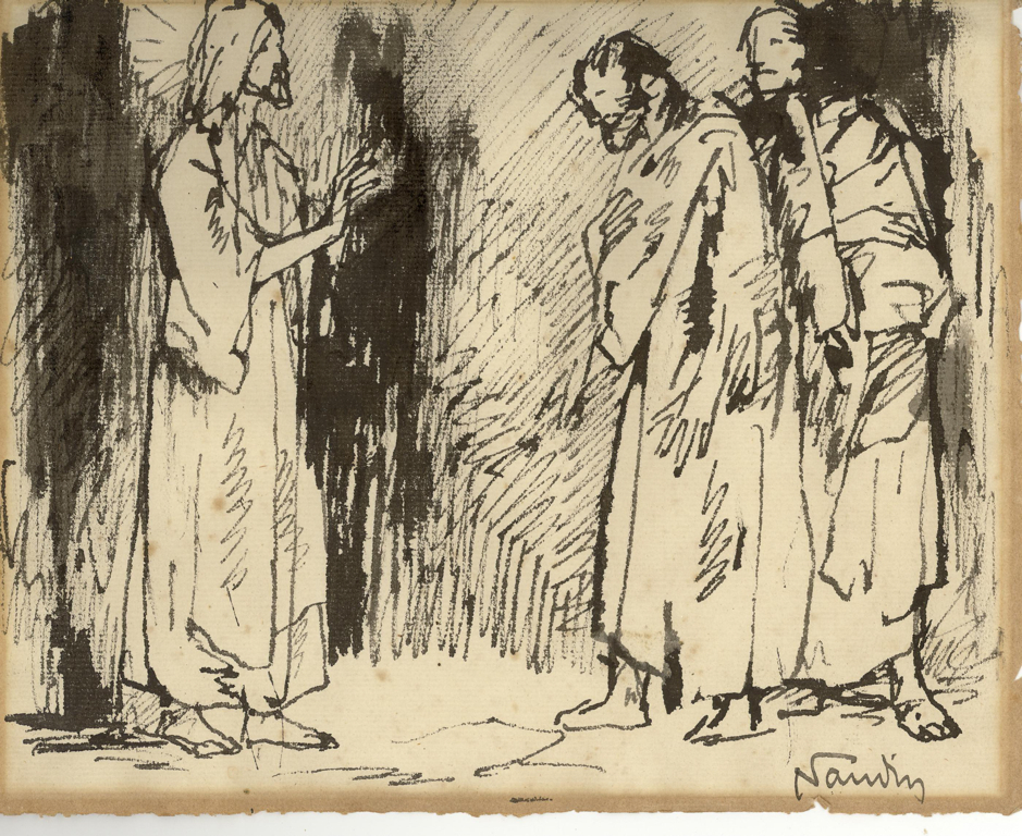 Le Christ aux malades, Bernard Naudin, Avant 1946