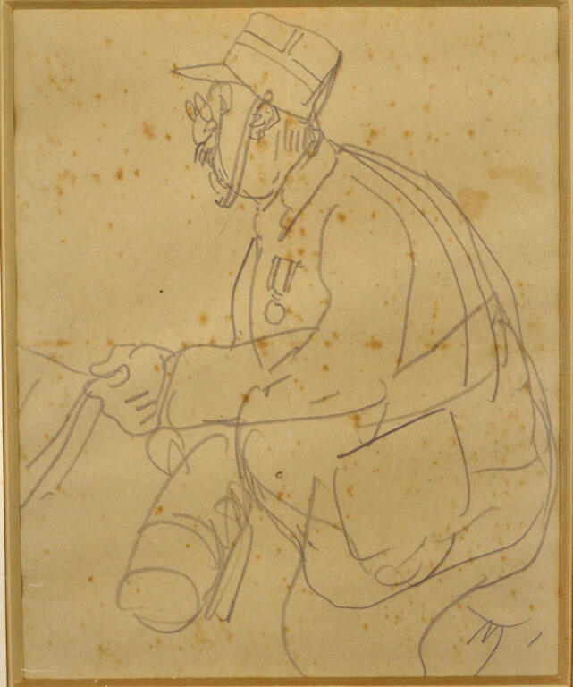 Capitaine Verlac du 65e régiment territorial, Bernard Naudin, Avant 1946