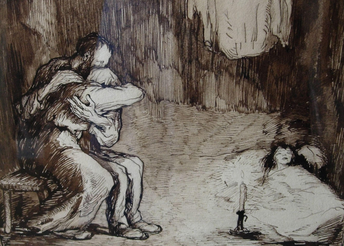 Série “Les Affligés” : L’enfant mort, Bernard Naudin, 2e quart 20e siècle