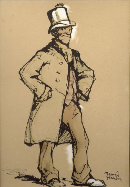 Le cocher de fiacre, Bernard Naudin, 2e quart 20e siècle