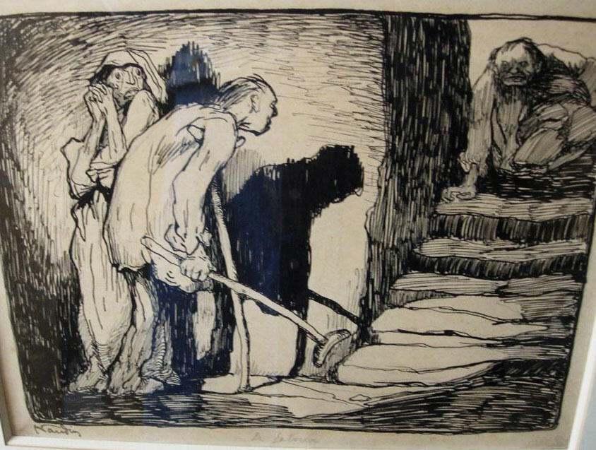 Série “Les Affligés” : Le jaloux ou la jalousie, Bernard Naudin, Vers 1904