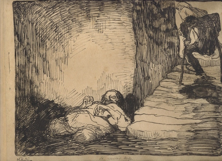 Série “Les Affligés” : Le mauvais coup, Bernard Naudin, Vers 1904