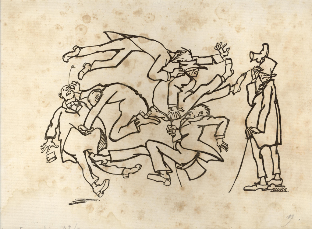 Bagarre (titre factice), Bernard Naudin, 1937
