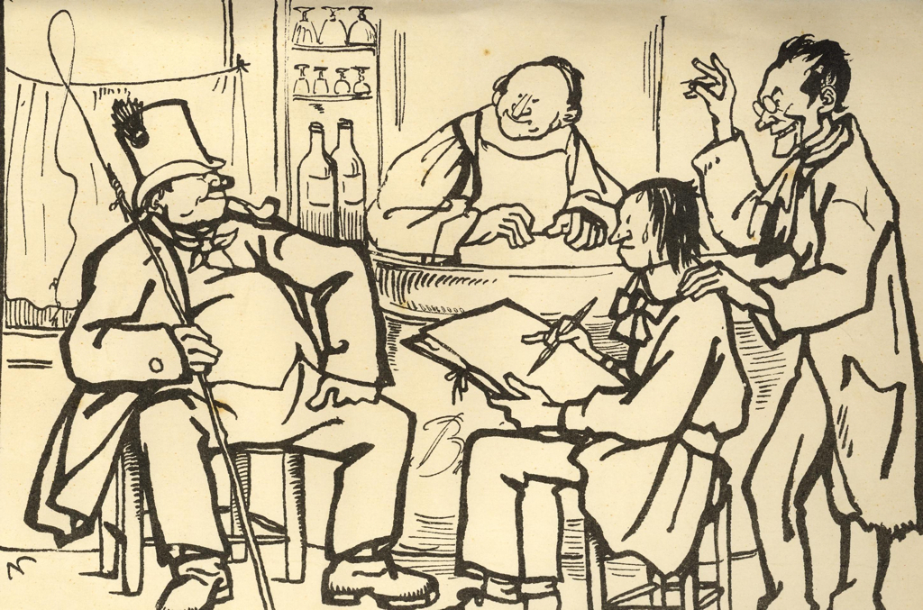 A l’atelier Naudin en 1912, Bernard Naudin, 1912