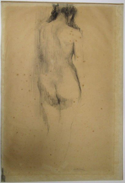Académie de dos (nu de femme), Bernard Naudin, 2e quart 20e siècle