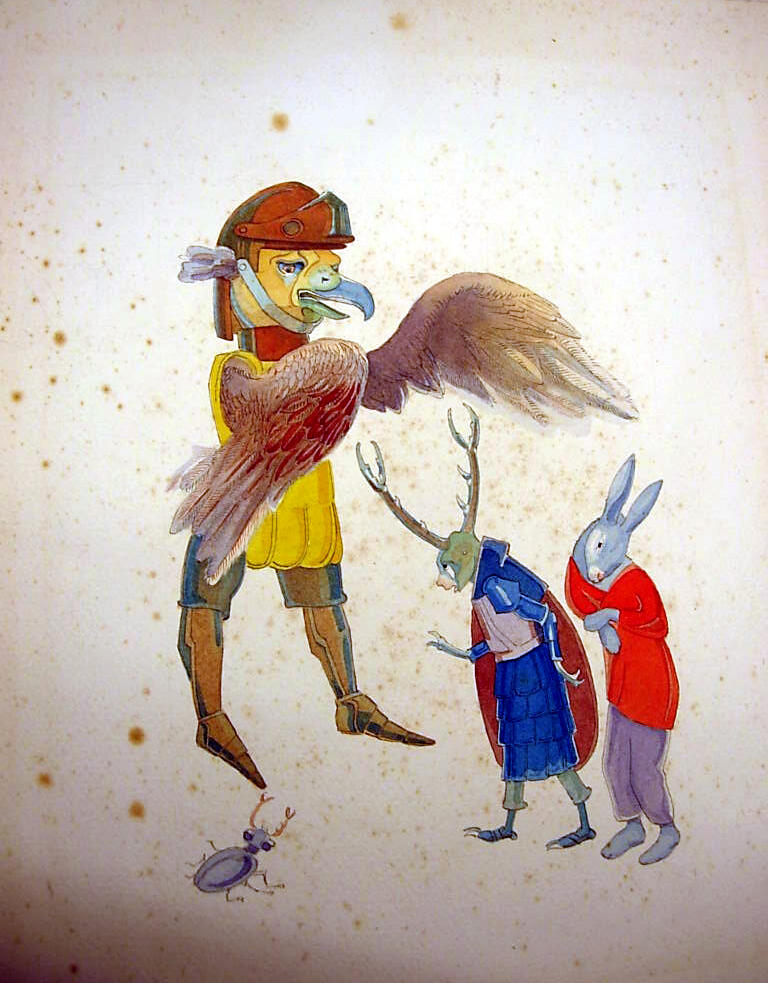 Fable de La Fontaine (L’Aigle et l’Escarbot)_0