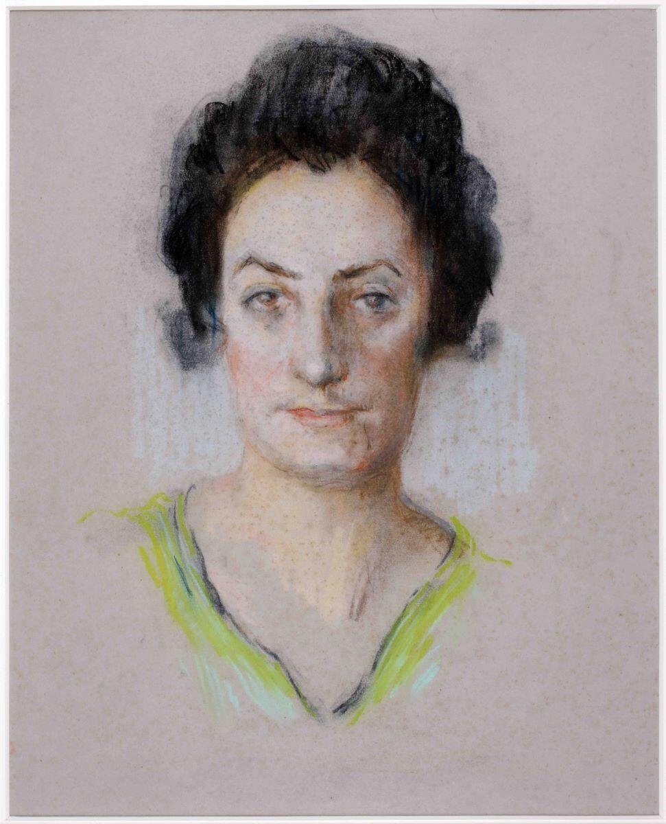 Portrait de femme (titre factice), Bernard Naudin, Avant 1946