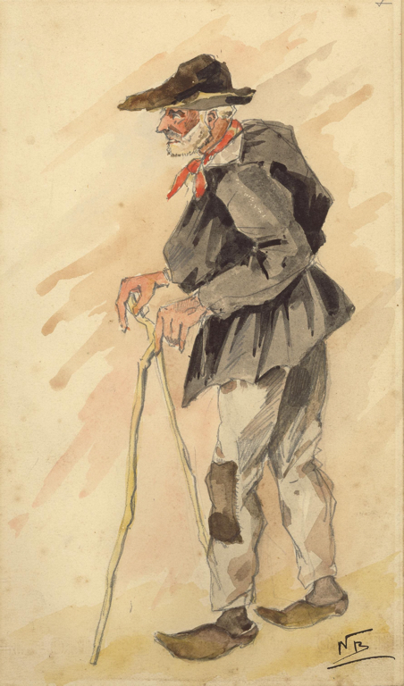 Paysan berrichon, Bernard Naudin, Avant 1946