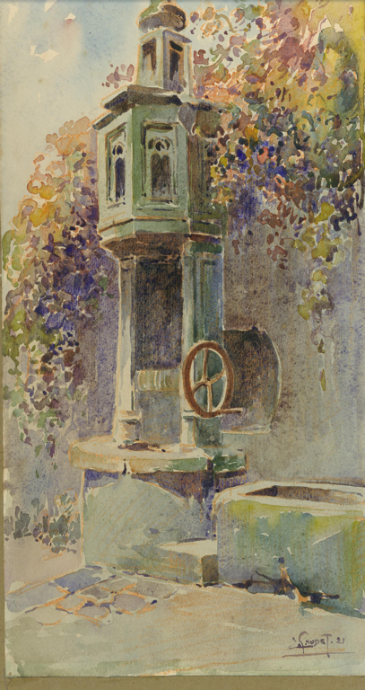 Puits gothique, Étienne Gaudet, 1921