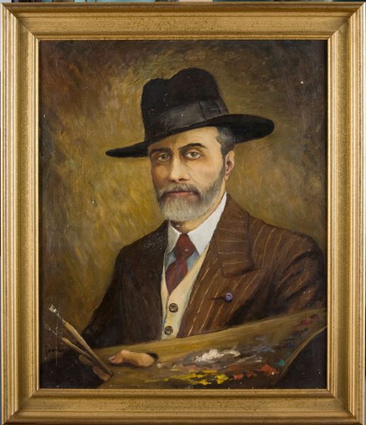 Autoportrait au chapeau_0