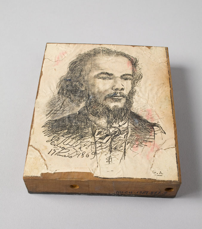 Matrice du portrait de Paul Verlaine_1