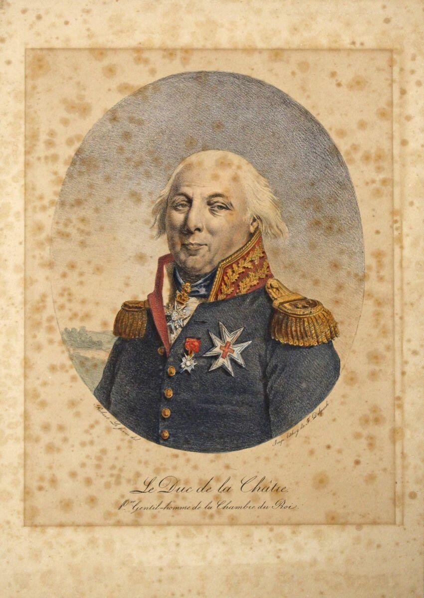 Le Duc de la Châtre. Per Gentil-homme de la Chambre du Roi., Robert Lefevre, 1817-1824