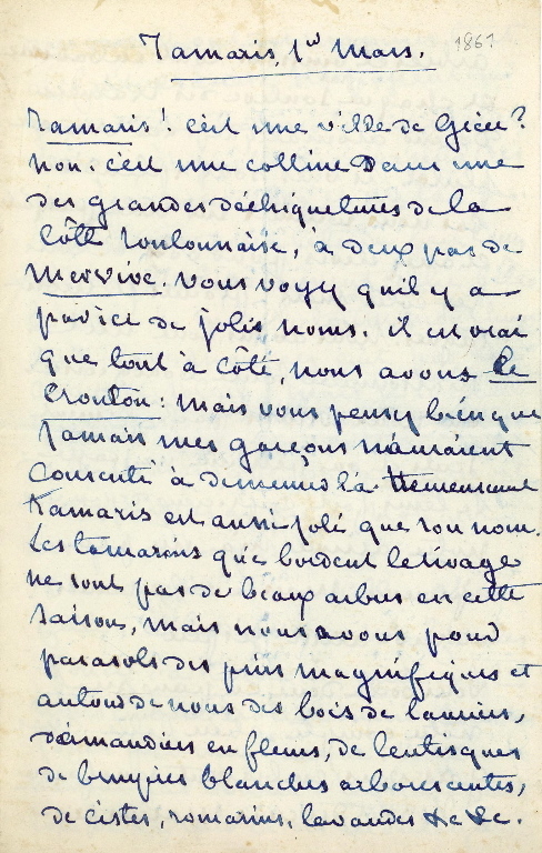 Lettre de George SAND à Sylvanie ARNOULD-PLESSY_0