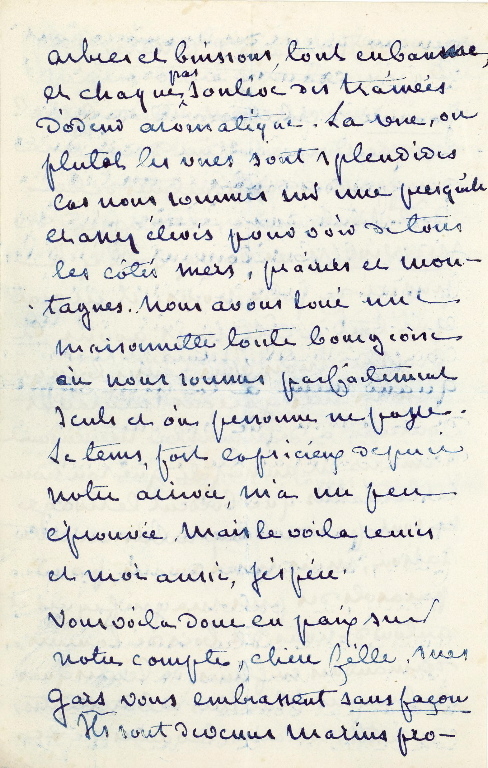 Lettre de George SAND à Sylvanie ARNOULD-PLESSY_1