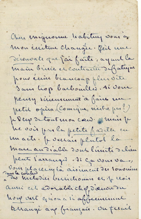 Lettre autographe signée de George Sand à Pauline Viardot_0