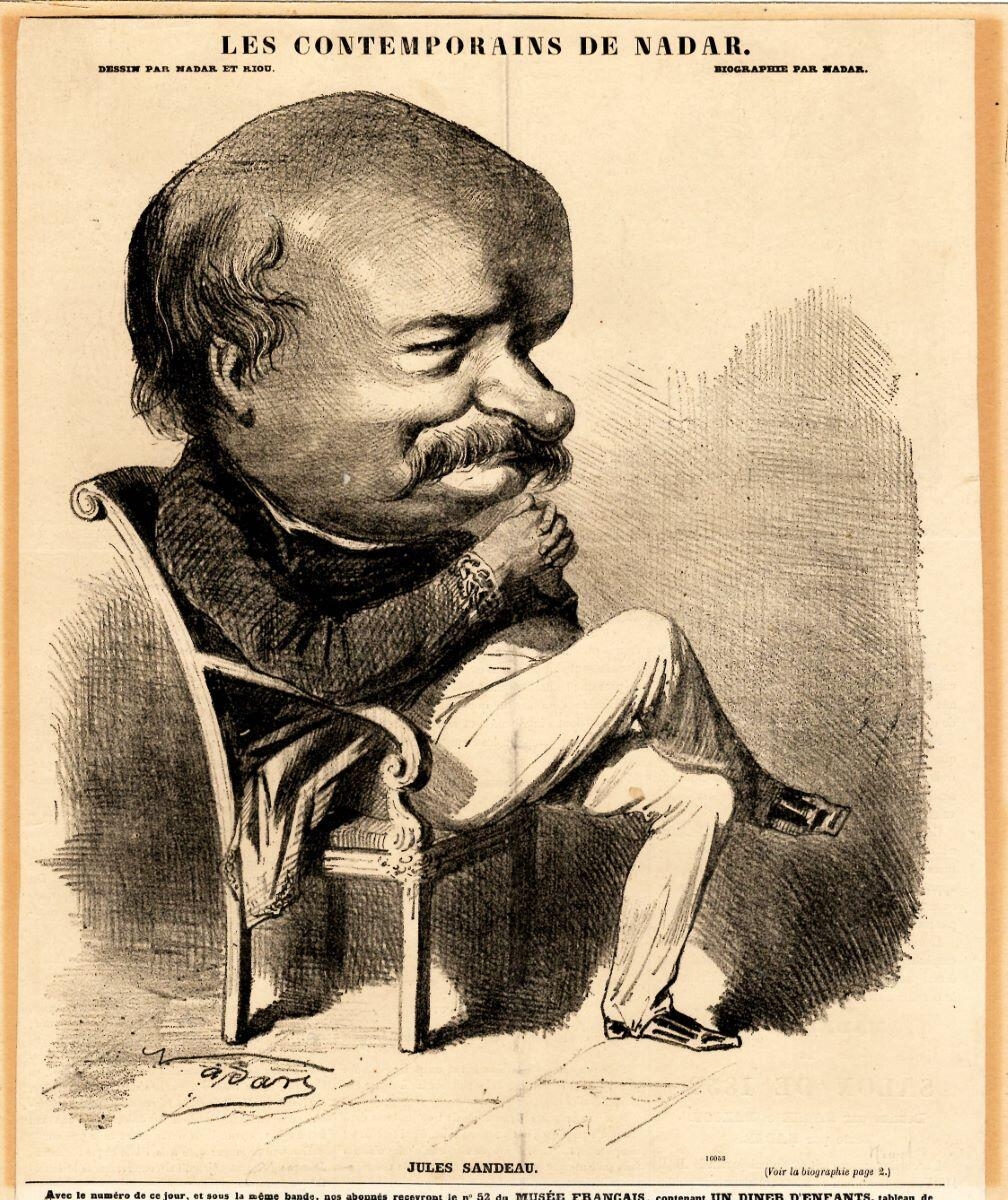 Les contemporains de Nadar : Jules Sandeau_0