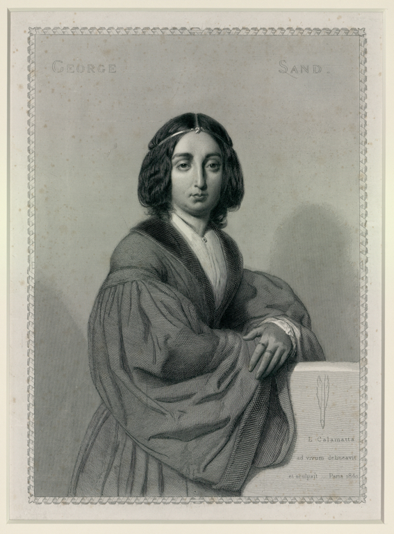 George SAND, Luigi Calamatta, 1840