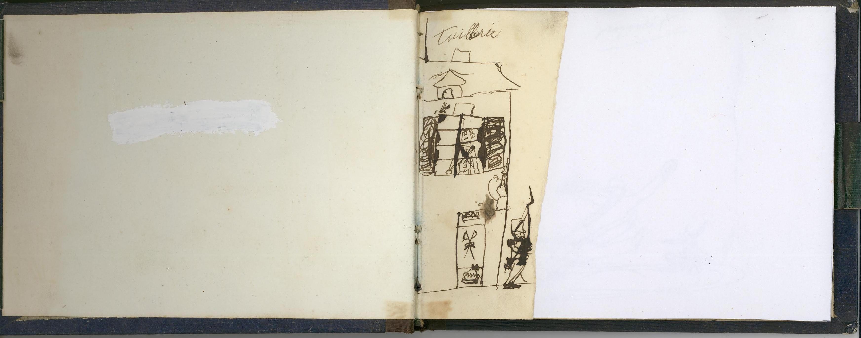 Carnet de croquis, Maurice Sand, Avant 1889